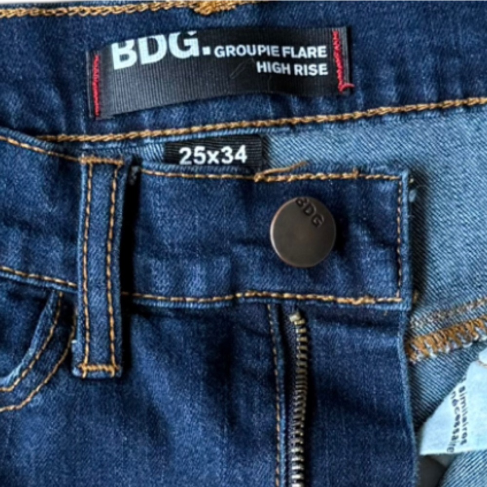 **SOLD**BDG Blue Flare Jeans - Picture 6 of 6